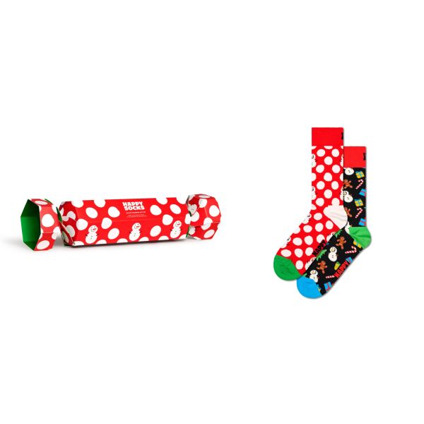2-pack big dot snowman gift box