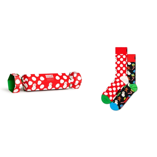 2-pack big dot snowman gift box