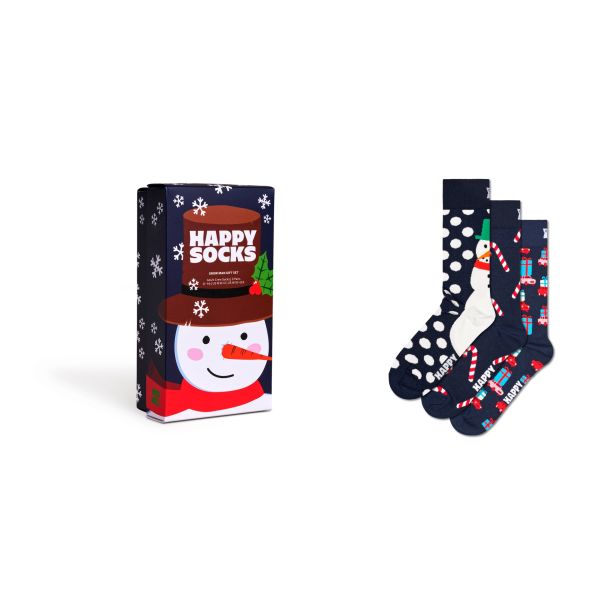 3-pack holiday navy gift box