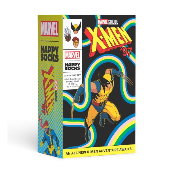 3-pack marvel socks gift box