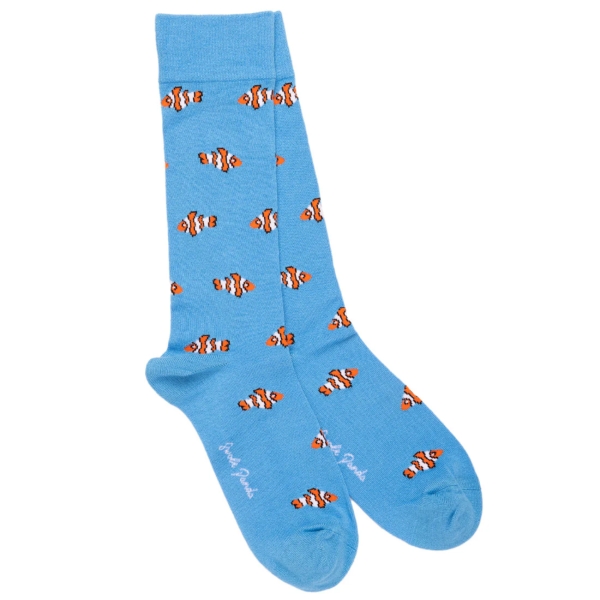 clown fish bamboo socks