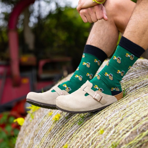 tractor bamboo socks
