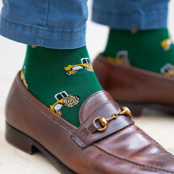 tractor bamboo socks