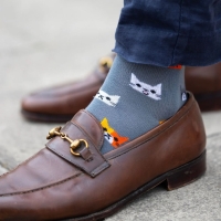 cat bamboo socks