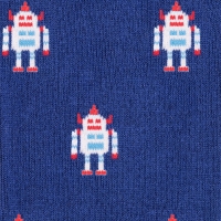 robot bamboo socks
