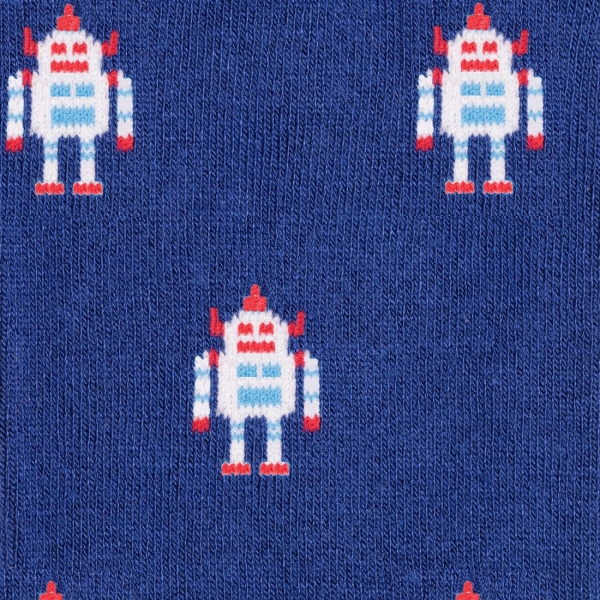 robot bamboo socks