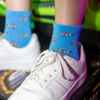 kids clown fish bamboo socks