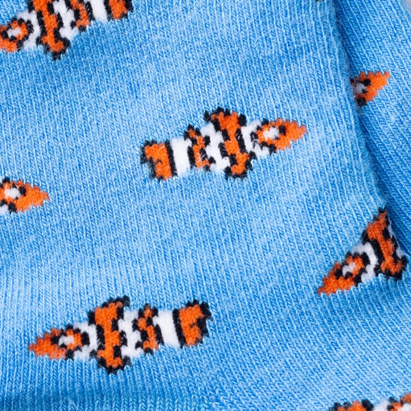 kids clown fish bamboo socks
