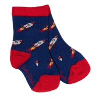 kids rocket bamboo socks
