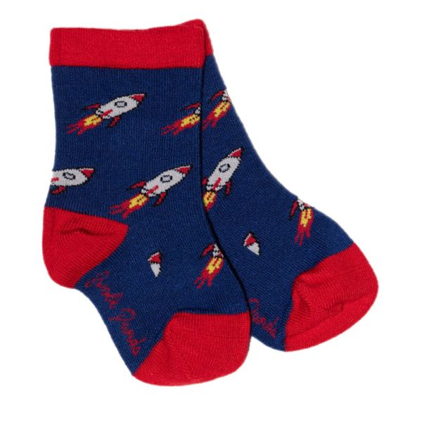 kids rocket bamboo socks