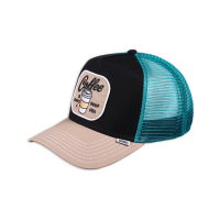 trucker cap food coffee