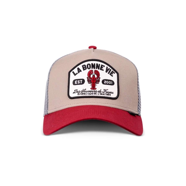 trucker cap la bonne vie khaki