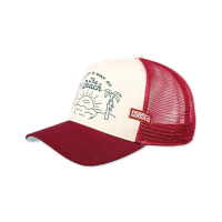 trucker cap beach day