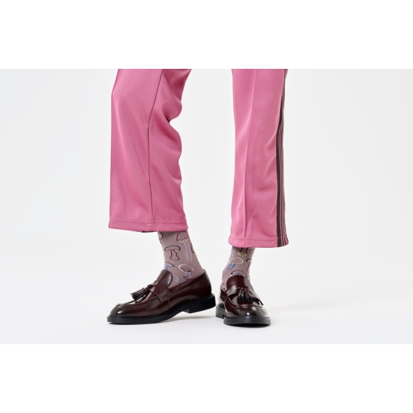 mushroom natural dye socks