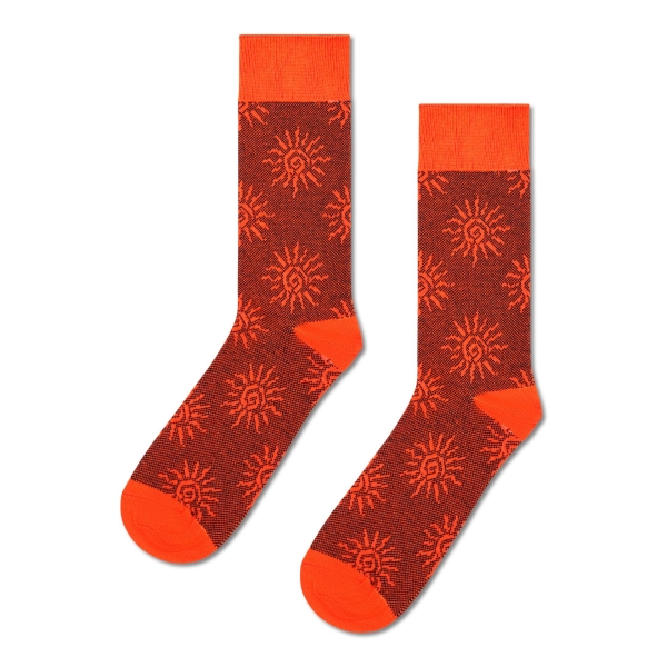 sun jacquard socks