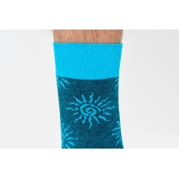 sun jacquard socks