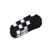 wobbly check no show socks