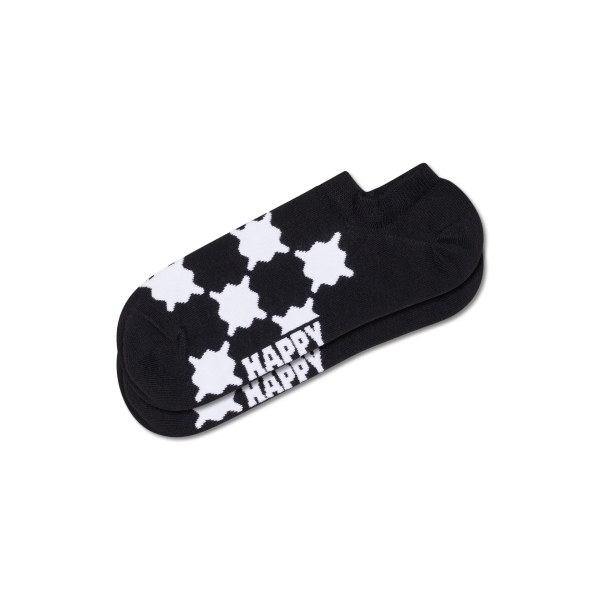 wobbly check no show socks