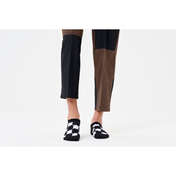 wobbly check no show socks