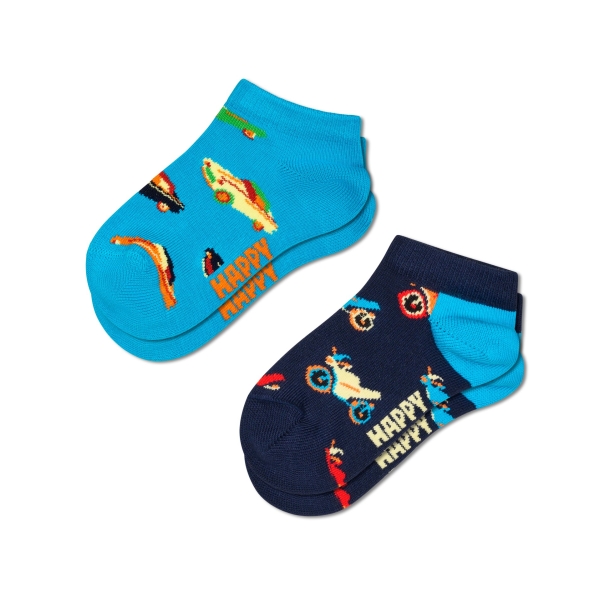 kids 2-pack car low socks