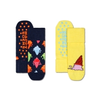 kids 2-pack ice cream anti-slip socks