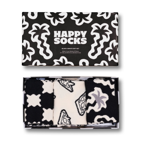 3-pack black and white gift box