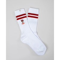 where's wally ribbed socks white